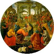 Domenico Ghirlandaio The Adoration of the Magi  aa Spain oil painting artist